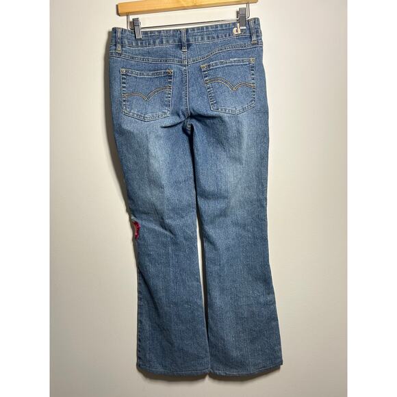 D Jeans Embroidered Floral  Size 6 - Picture 3 of 8